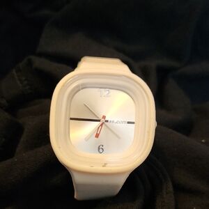 White Square Dial Watch